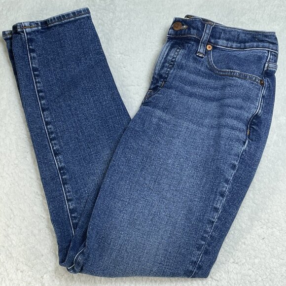 Madewell Jeans Womens Sz 25 Blue Mid Rise Perfect Vintage Straight Leg 25x27 - Picture 1 of 9